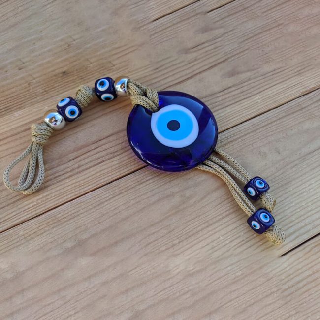 Décoration murale oeil bleu porte bonheur (1)