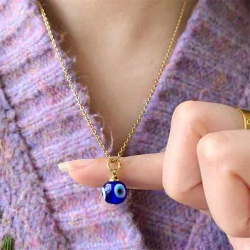 Collier contre le mauvais oeil | Porte bonheur | Femme