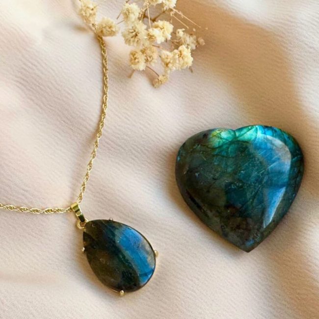 Collier labradorite